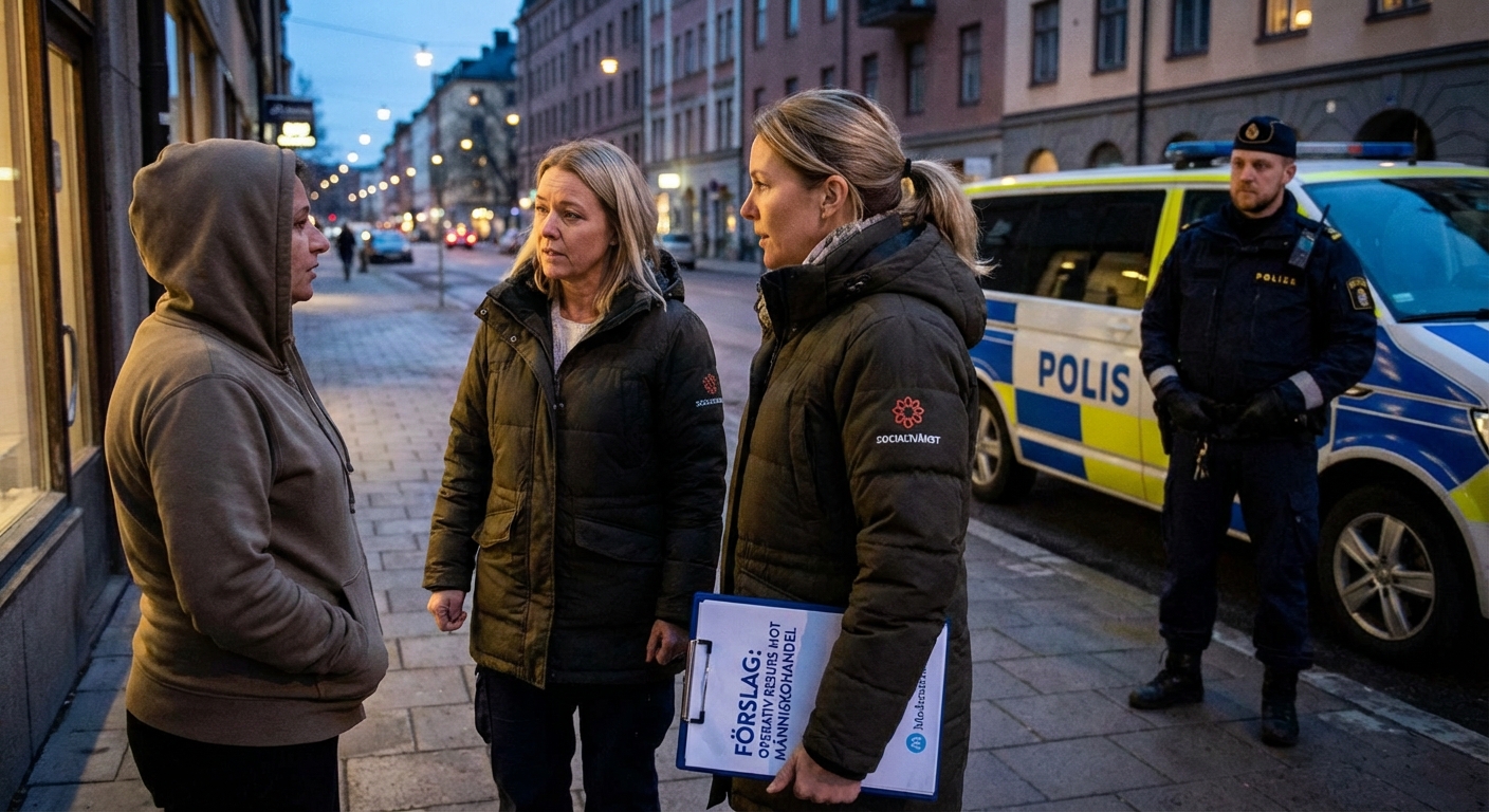 Nämndinitaitv om att tillsätta en uppsökande resurs mot prostitution och människohandel