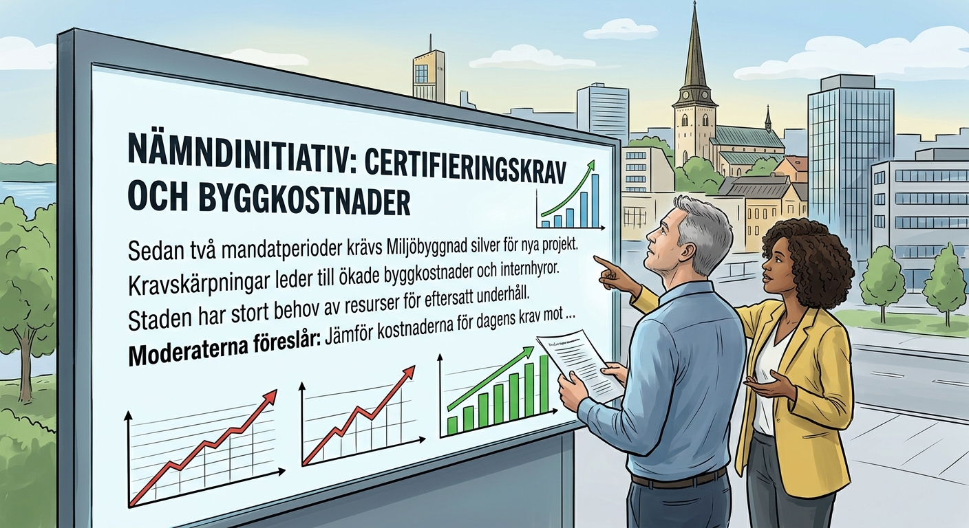 Nämndinitiativ om att se över kravet på miljöbyggnad silver