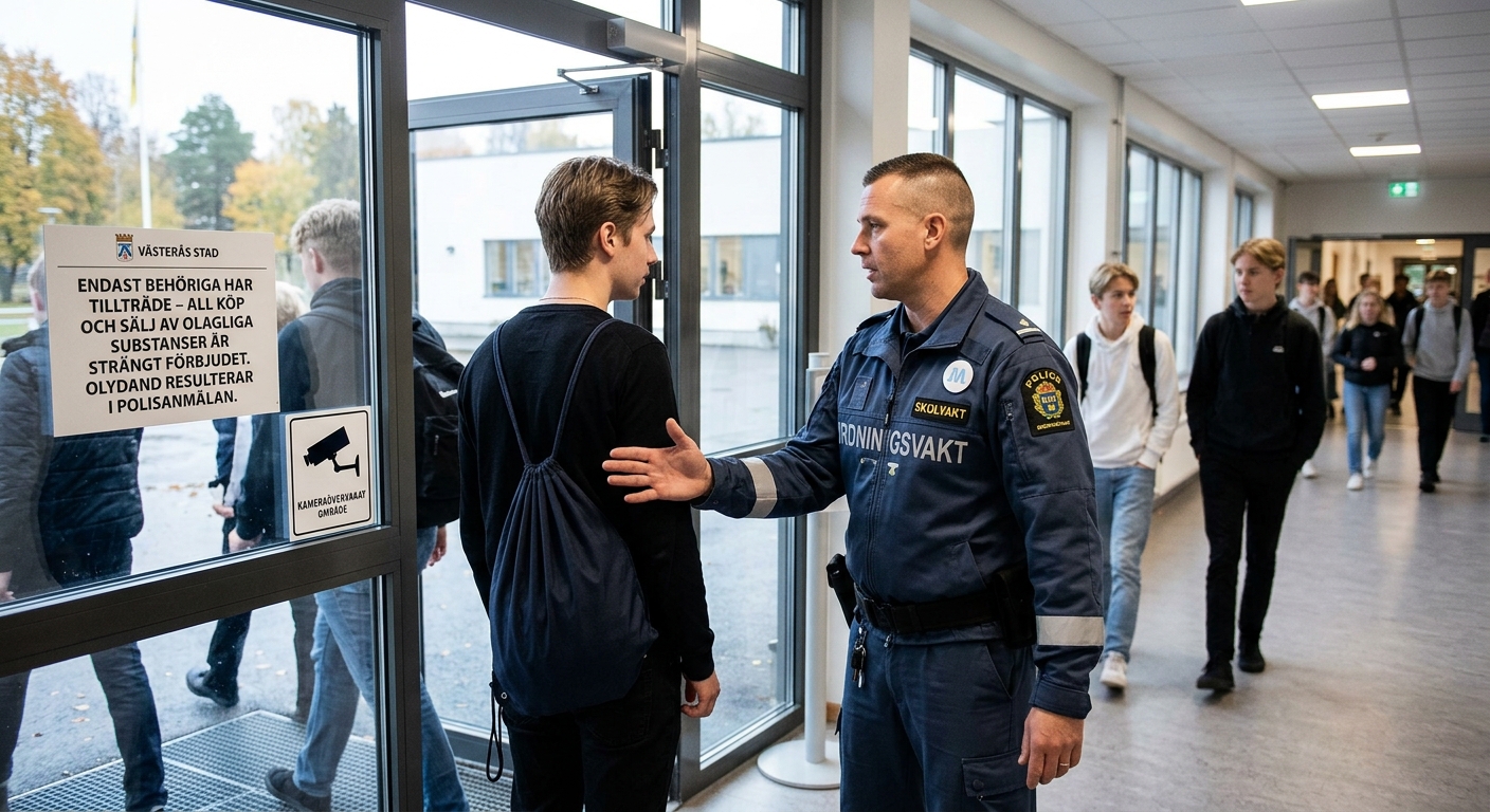 Motion om tryggheten på gymnasieskolor