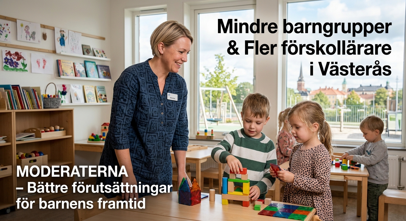 Motion om ökad barnersättning för minskade barngrupper och fler förskollärare i förskolan