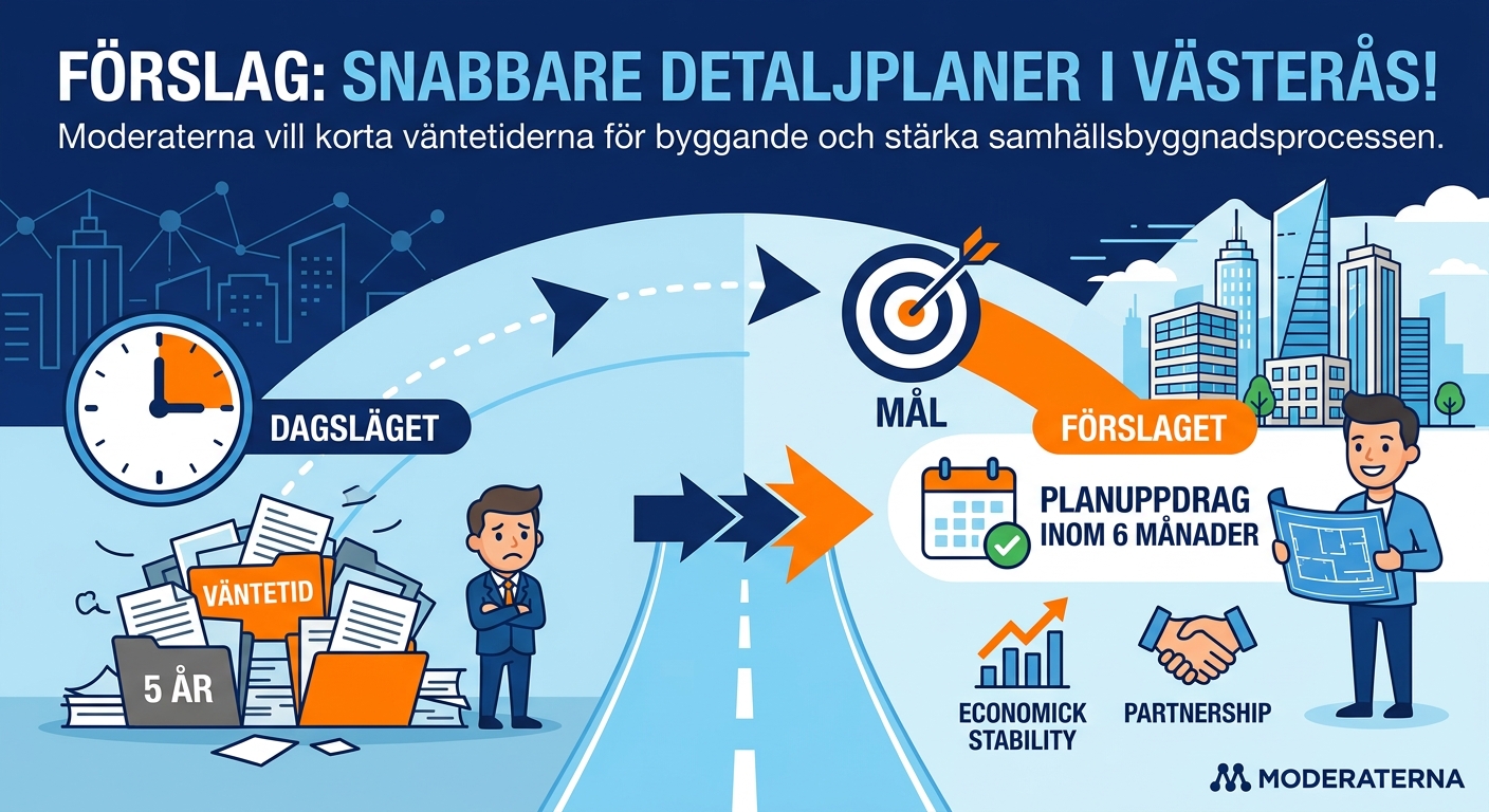Motion om snabbare hantering av detaljplaner