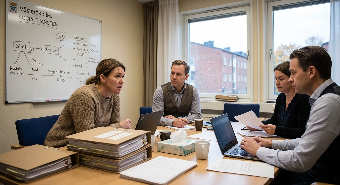 Motion om att fasa ut konsulterna inom socialtjänsten