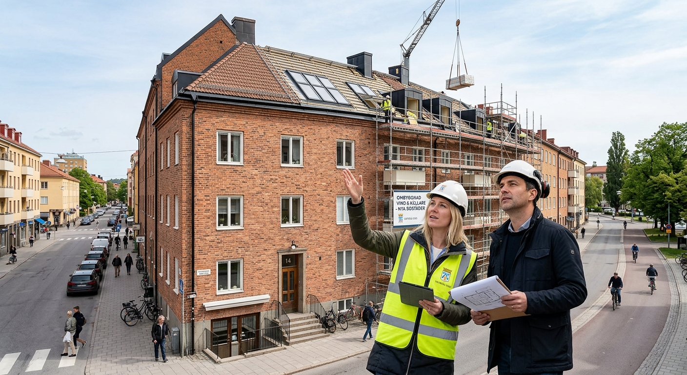 Motion om specialistspår för ombyggnation av källare och vindar