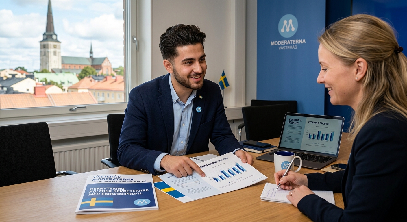 Annons politisk sekreterare med ekonomiprofil